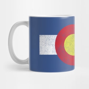 colorado vintage flag Mug